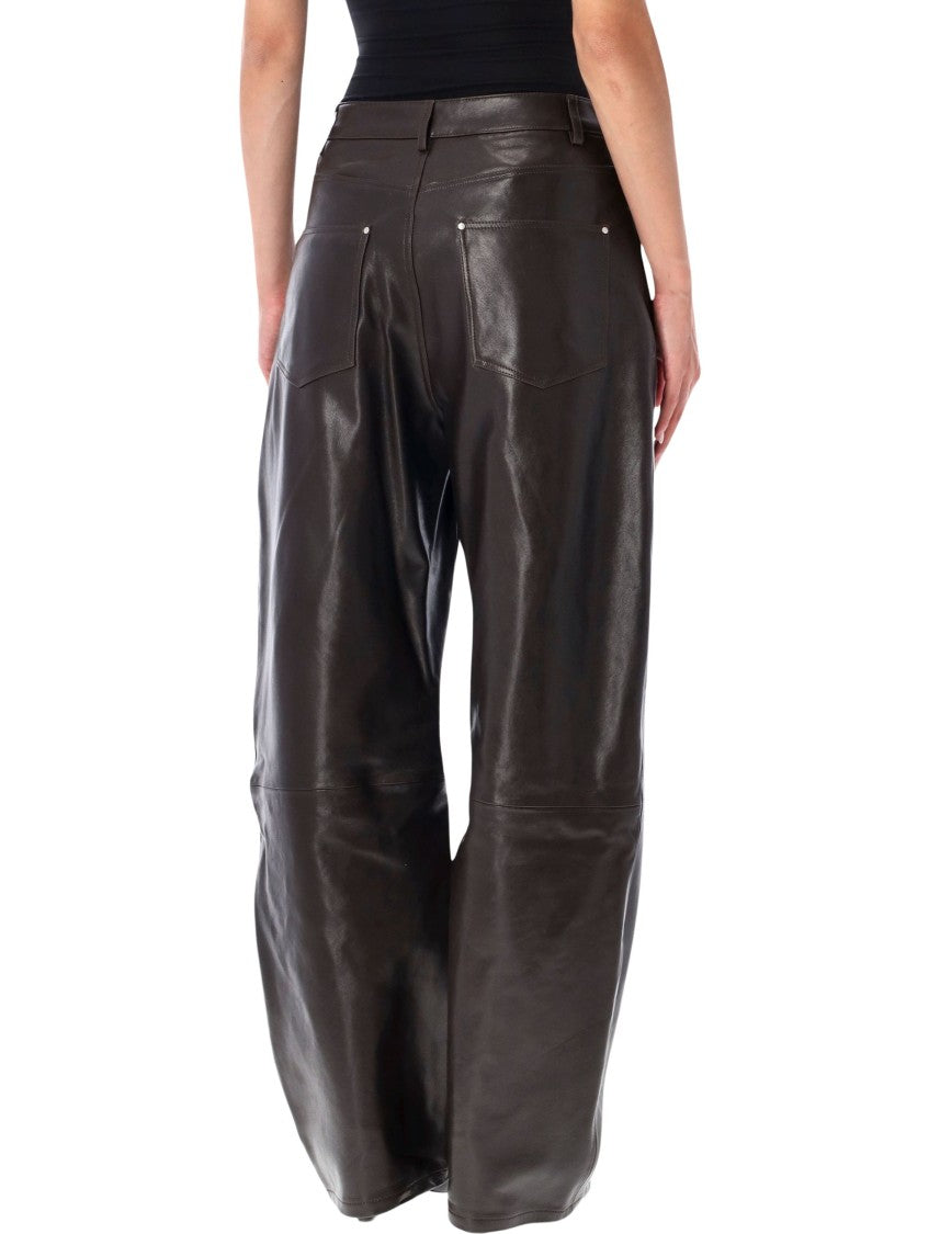 Arma Ece Lambskin Leather Barrel Pants