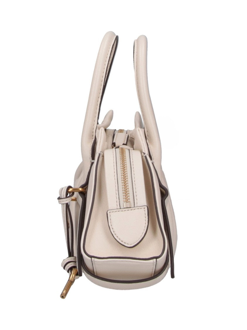 Marc Jacobs White The Christina Lambskin Shoulder Bag