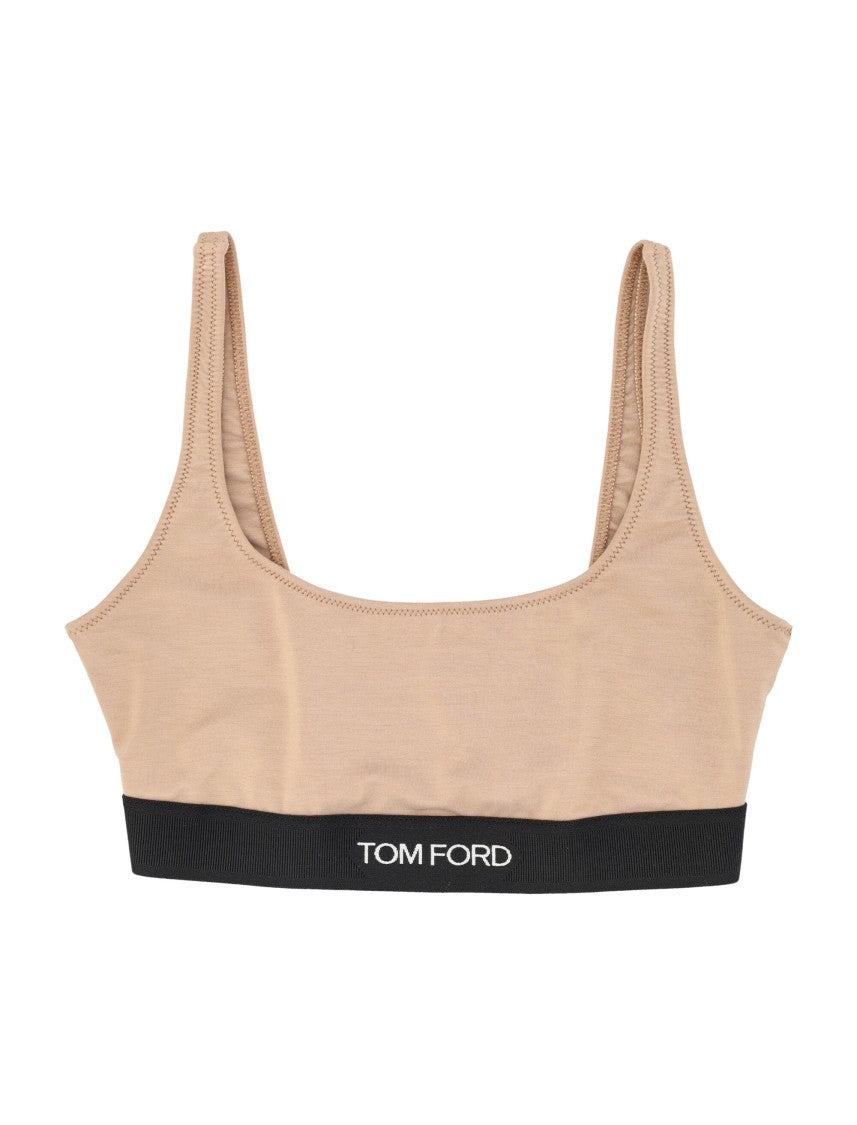 Tom Ford Modal Elasticized Logo Bralette