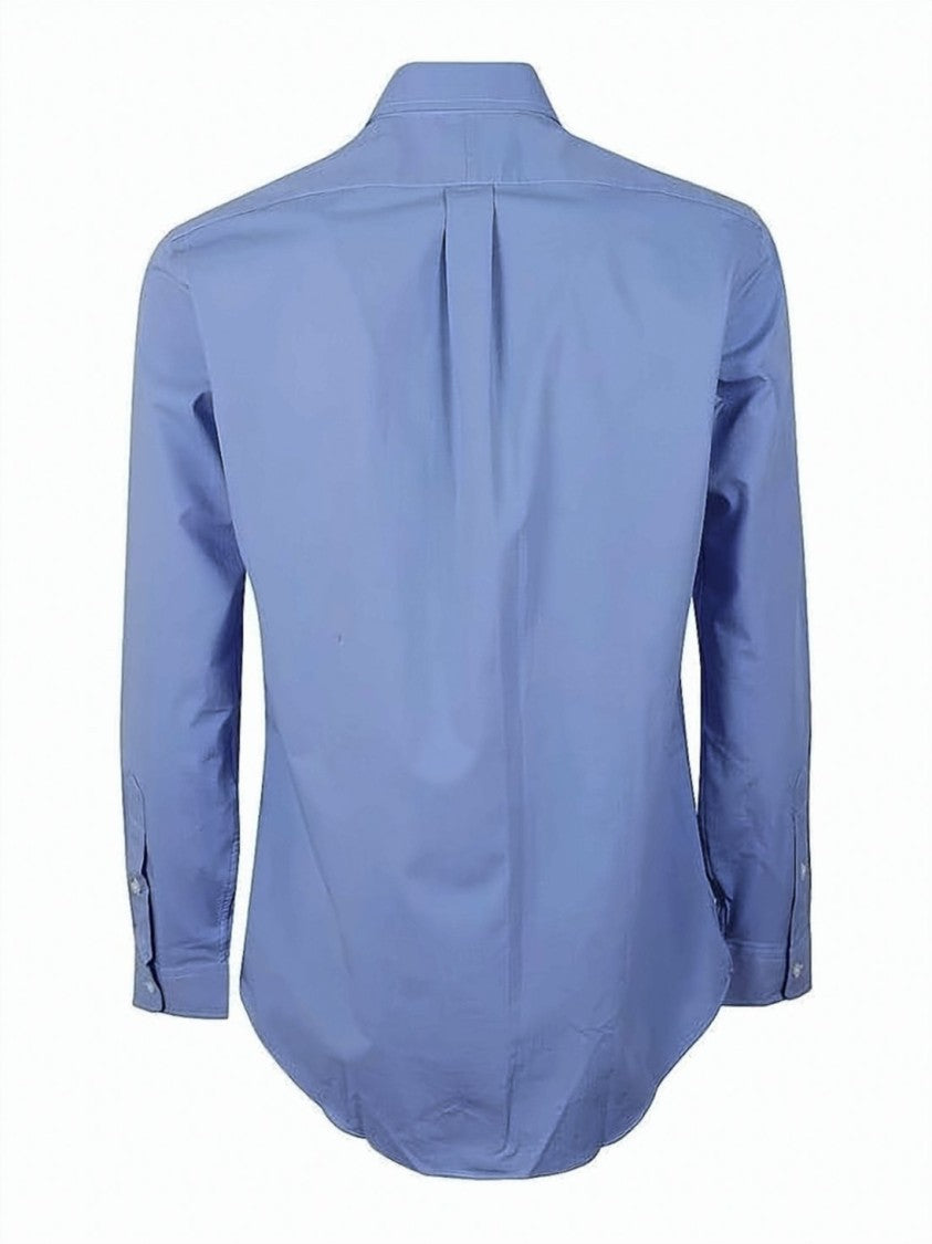 Polo Ralph Lauren Long-Sleeve Button-Up Shirt With Classic Collar And Tailored Fit