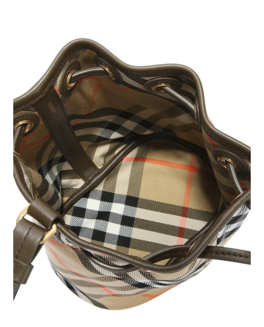 Burberry Check Drawstring Pouch