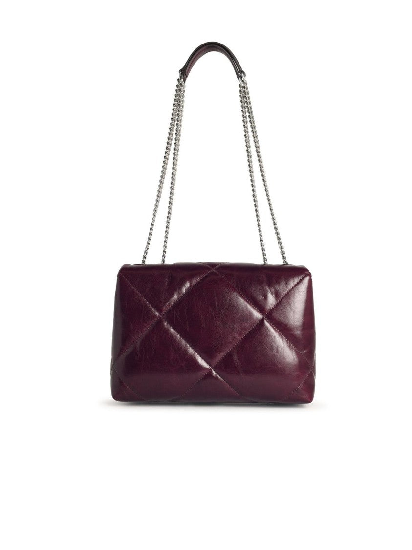 Tory Burch 'Kira' Burgundy Leather Crossbody Bag
