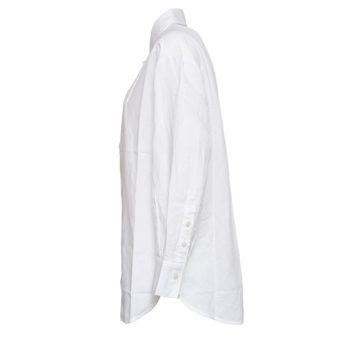 Woolrich Cotton Linen Boyfriend Shirt
