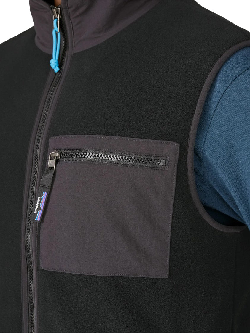 Patagonia Recycled Polyester Fleece Sleeveless Vest With Functional Pockets