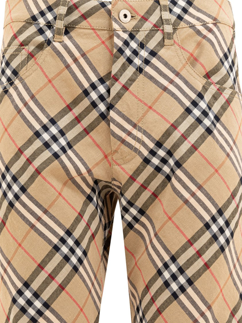 Burberry "Check" Cargo Trousers