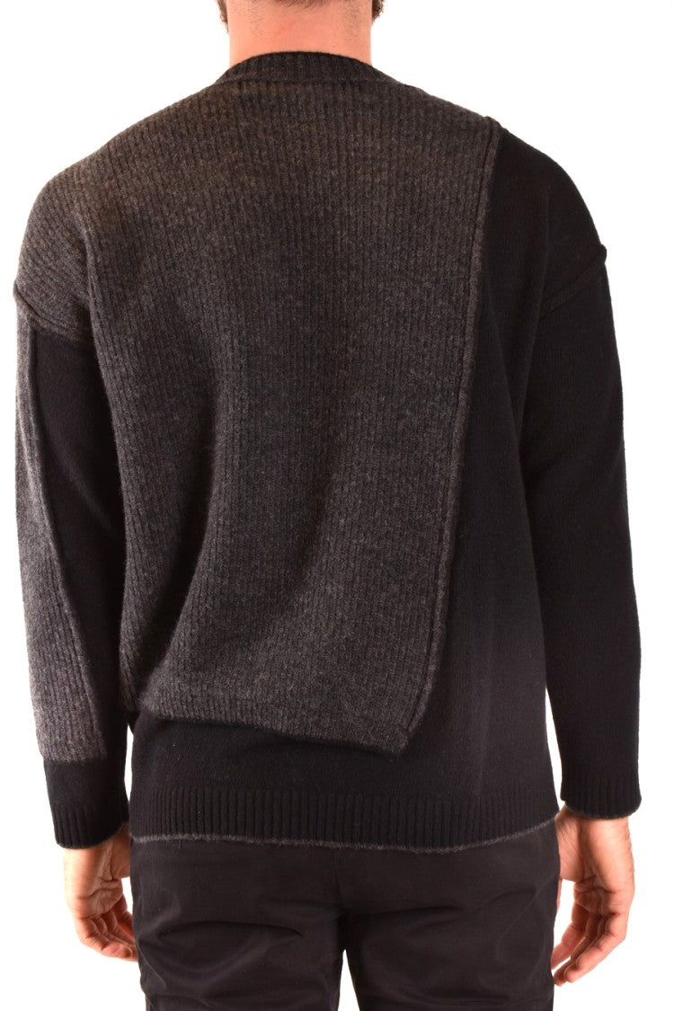 Isabel Benenato Multicolored Knit Sweater Unique Patchwork Design
