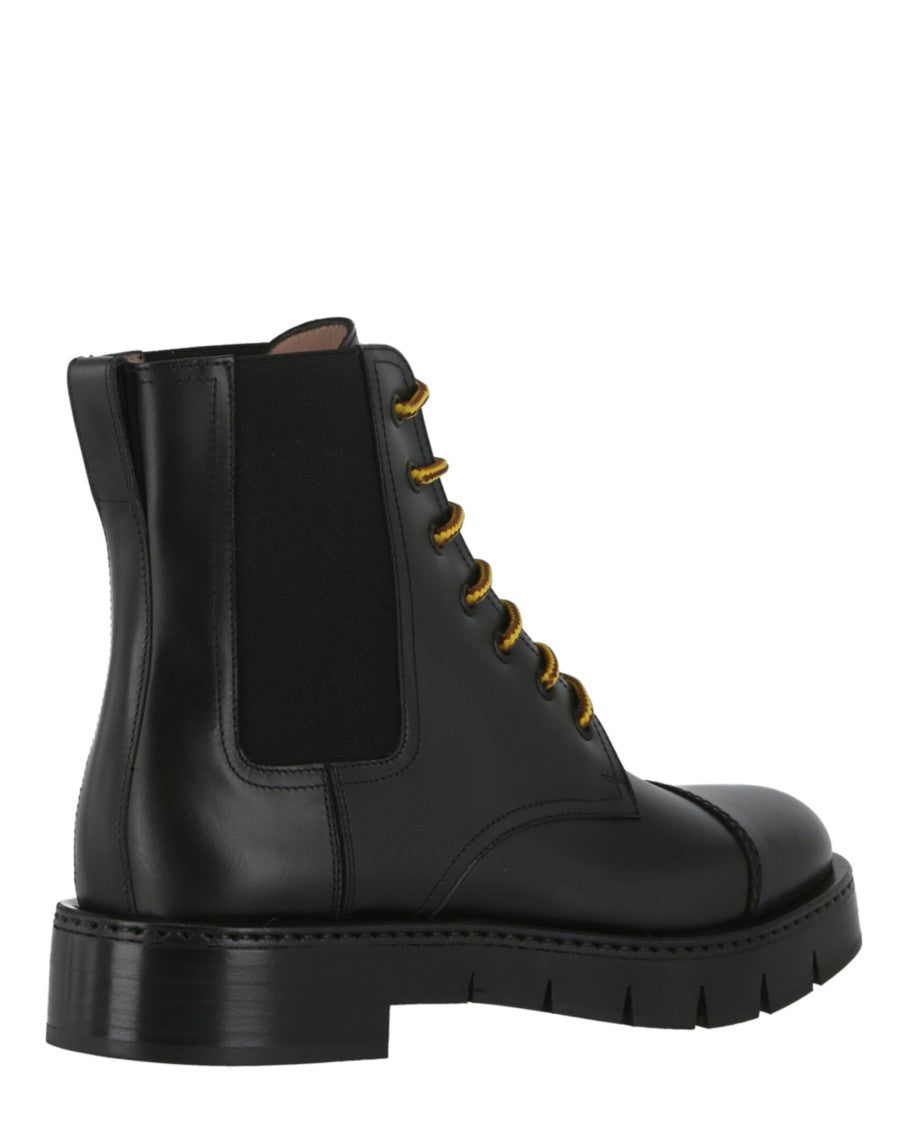 Ferragamo Salvatore  Combat Ankle Boots