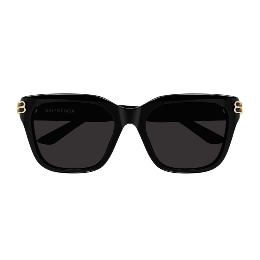 Balenciaga Bb0433sk Everyday Line Glossy Black Square Sunglasses