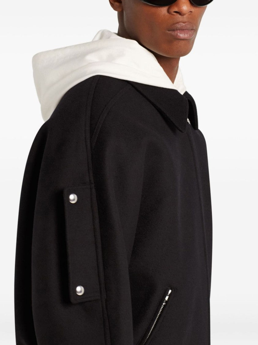 Courrèges Pointed Collar Black Jacket
