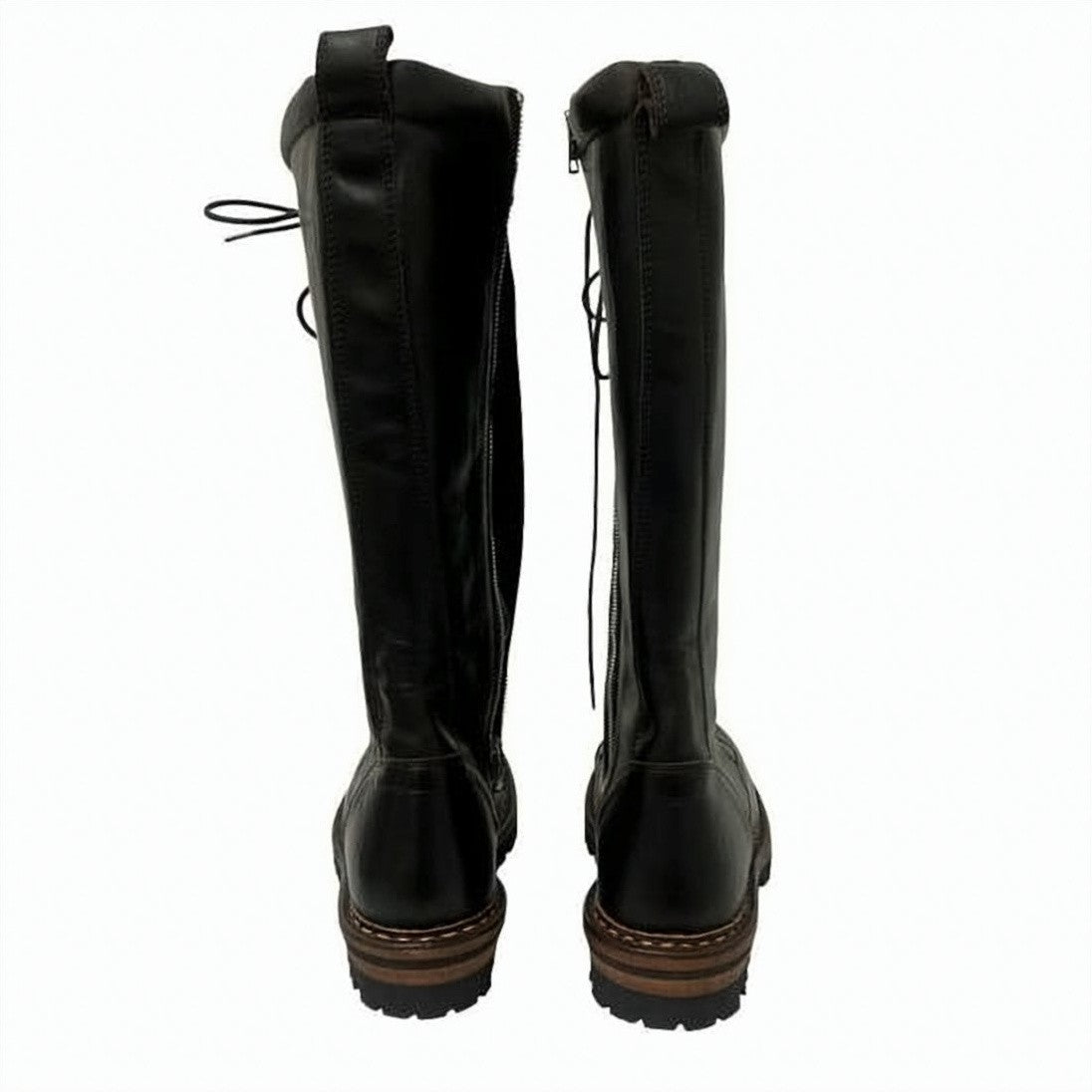 Our Legacy Tall Lace-Up Boots With Vibram Sole