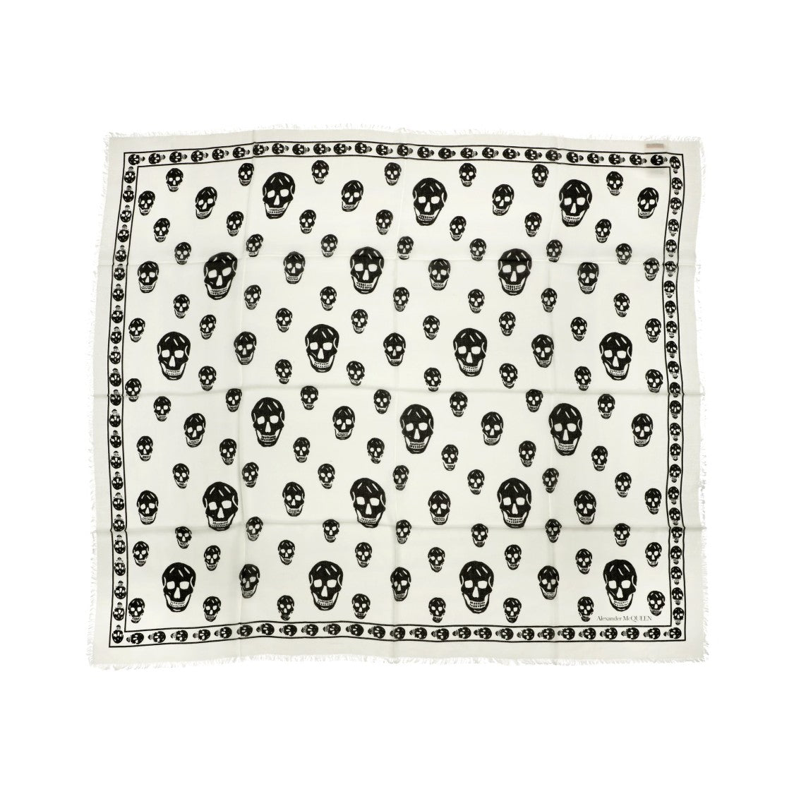 Alexander Mcqueen Skull Silk Scarf
