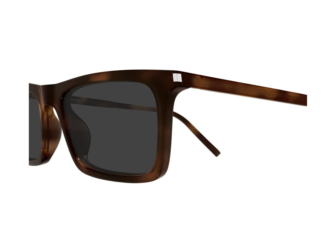 Saint Laurent Sl 890 Betty Thin Square Tortoiseshell Sunglasses