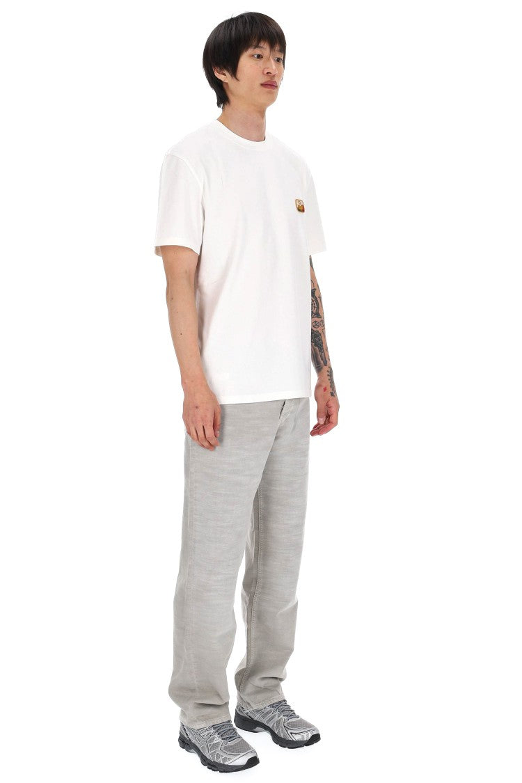 Isabel Marant Hugo Im Embroidered Patch Cotton T-Shirt