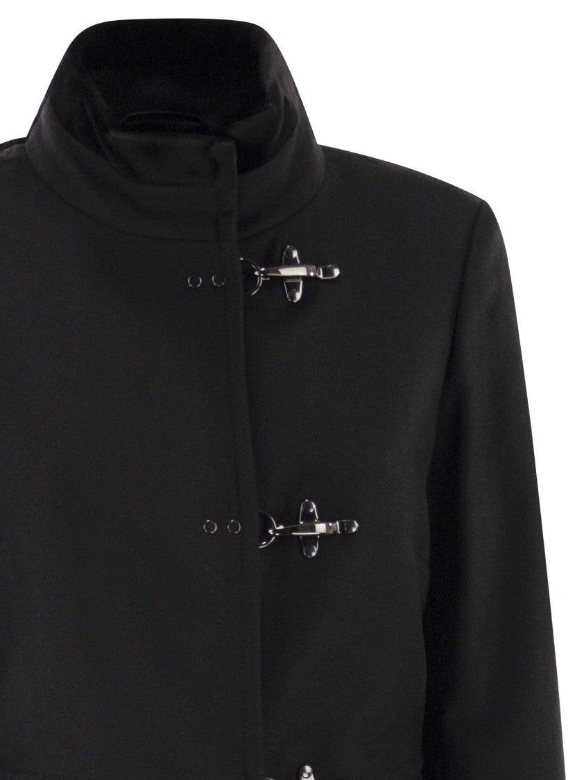 Fay Virginia Coat In Wool Cloth