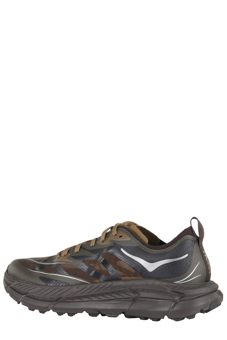 Hoka Brown U Mafate Speed 4 Lite Mesh Polyester Sneakers