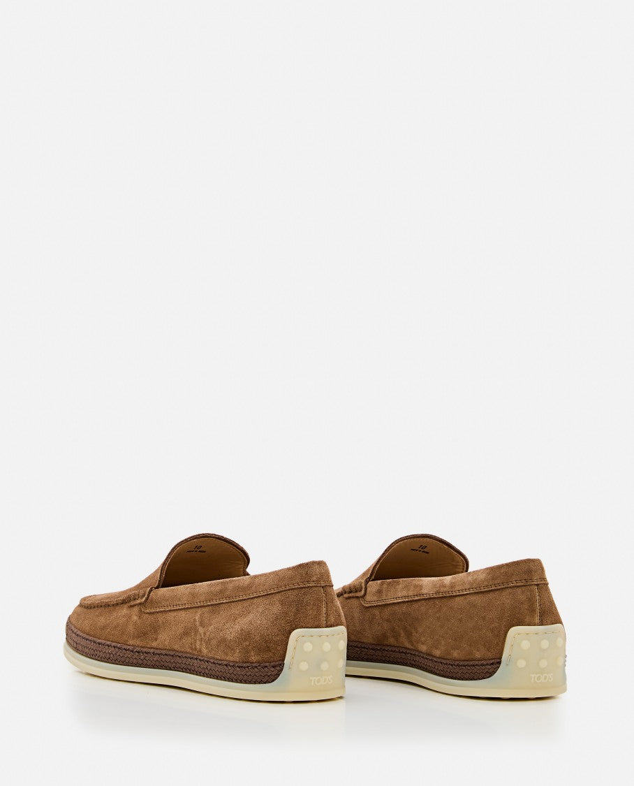 Tod's Rafia Rubber Loafers