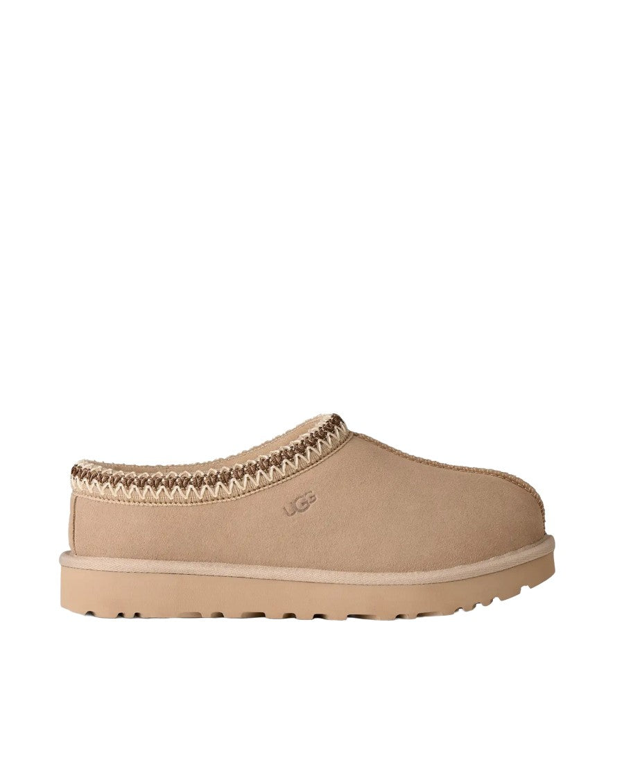 Ugg Grey W Tasman Ii Suede Shearling Mules