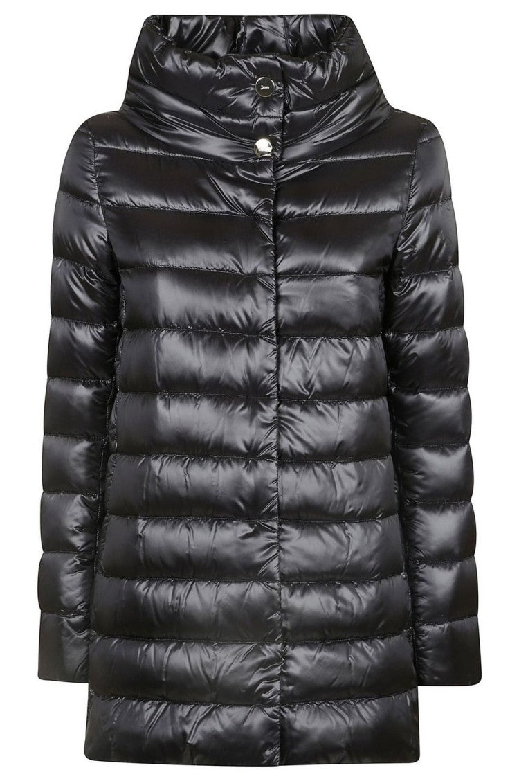 Herno Quilted Padded Jacket With High Collar