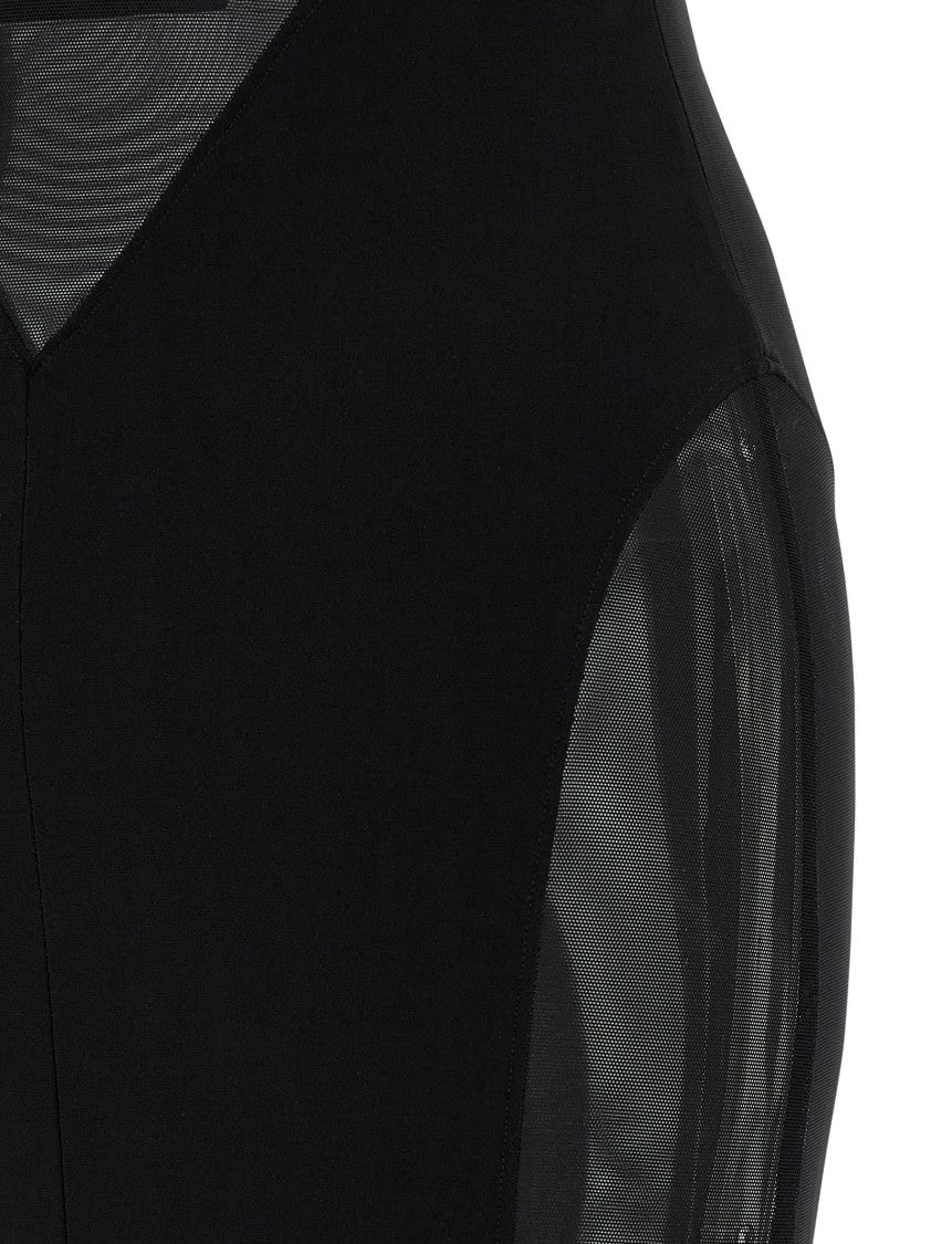 Norma Kamali 'Low Back Racer Fishtail' Dress