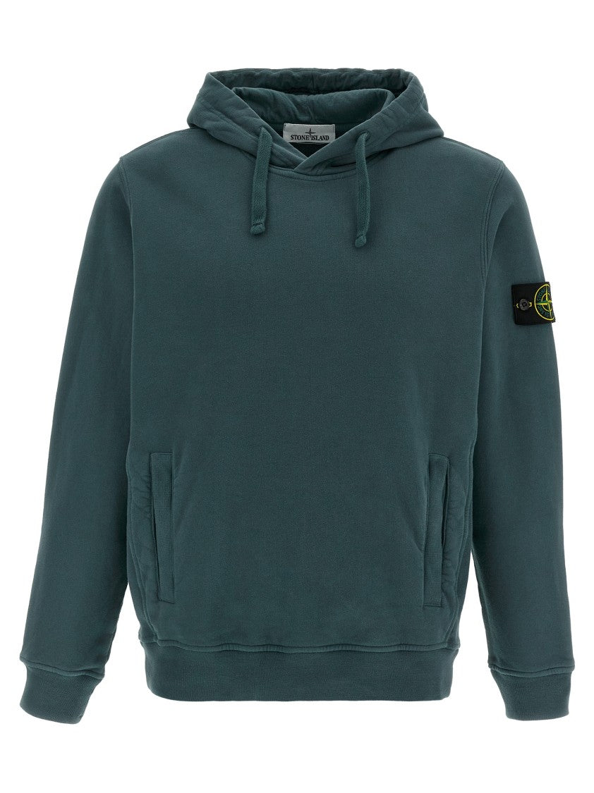 Stone Island Logo Badge Hoodie