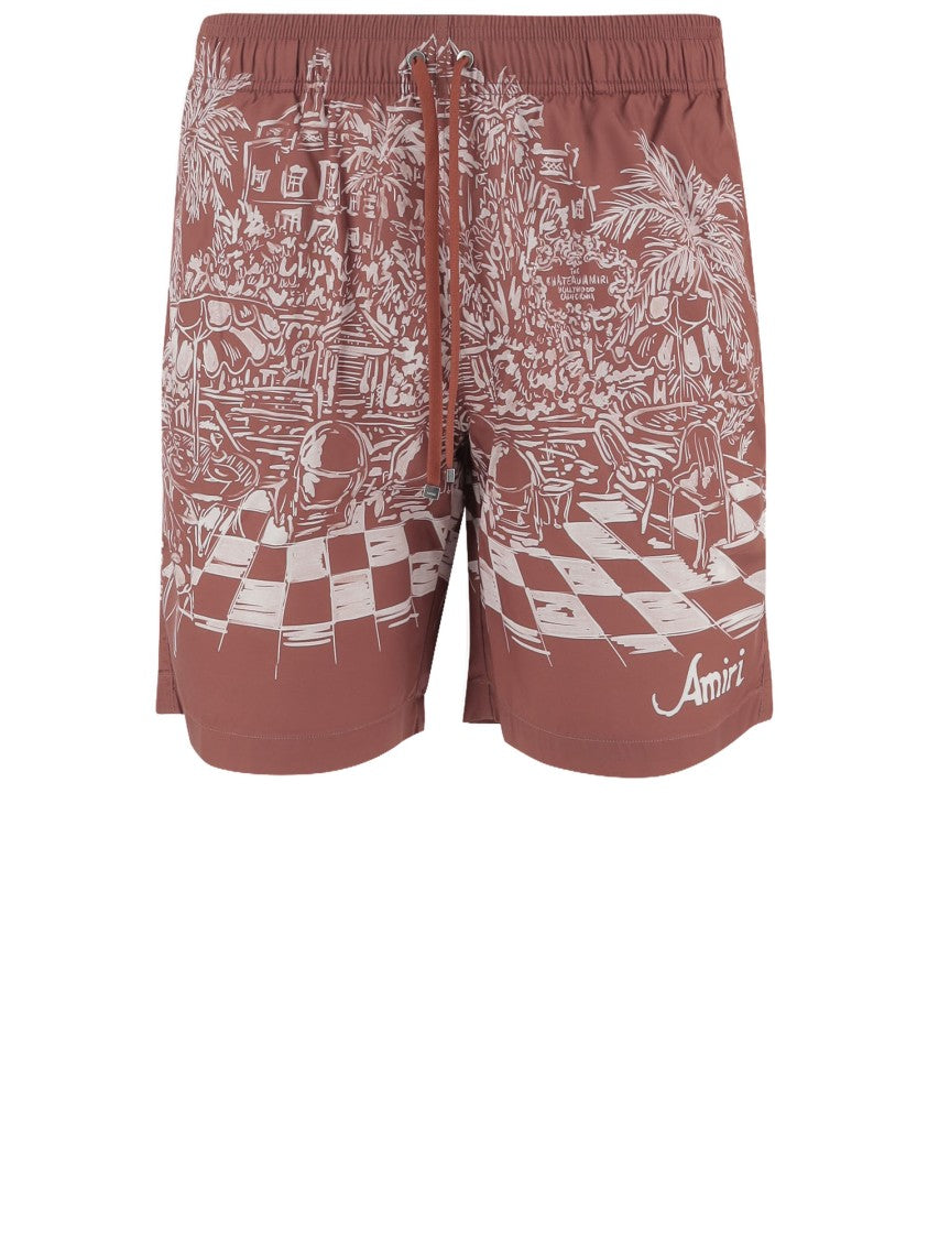Amiri Technical Fabric Swimsuit