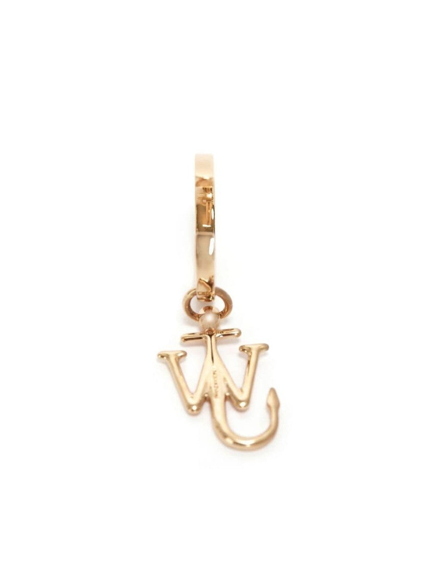 J. W. Anderson Gold Gold Logo Charm Earcuff