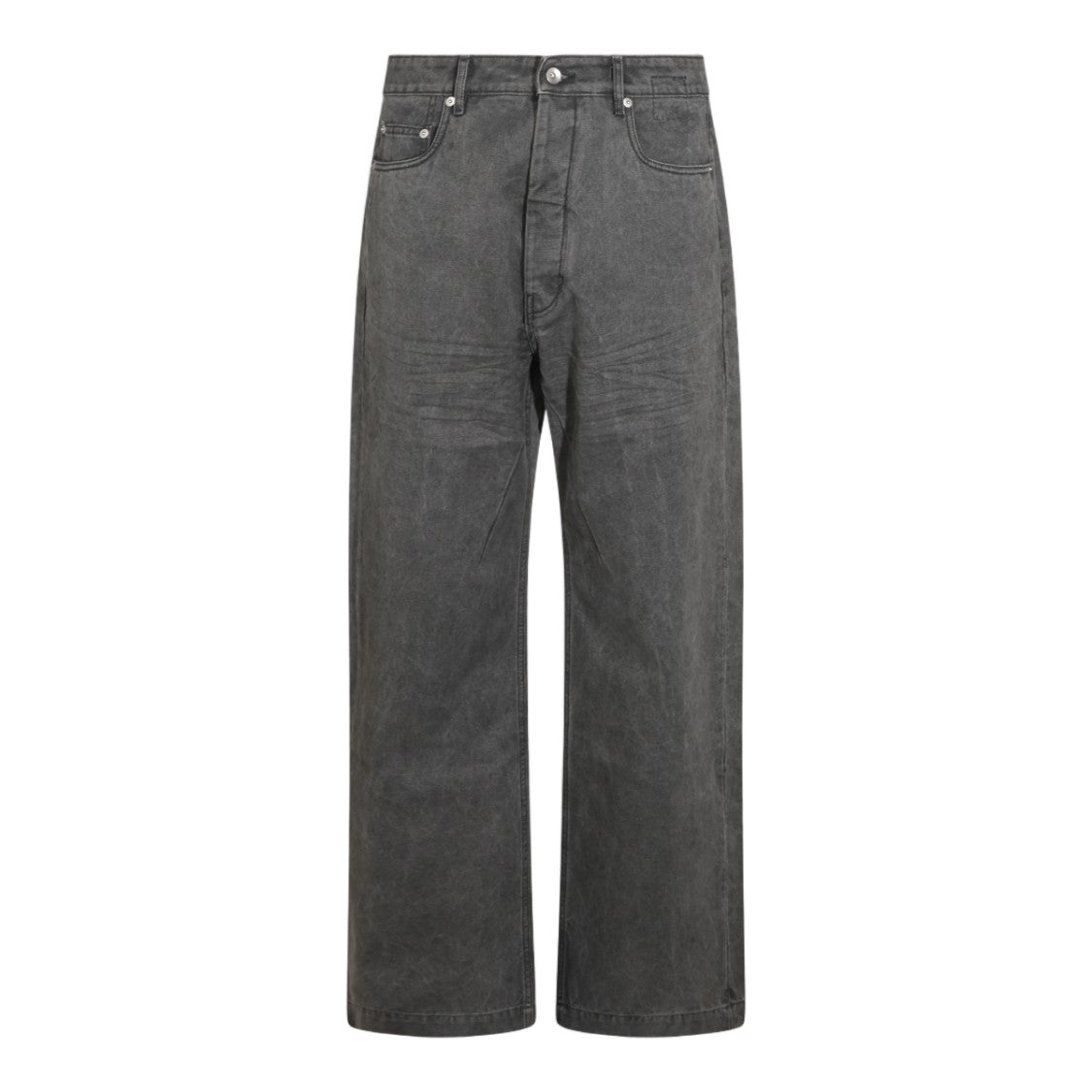 Drkshdw By Rick Owens Relaxed Vintage-Wash Straight-Leg Jeans