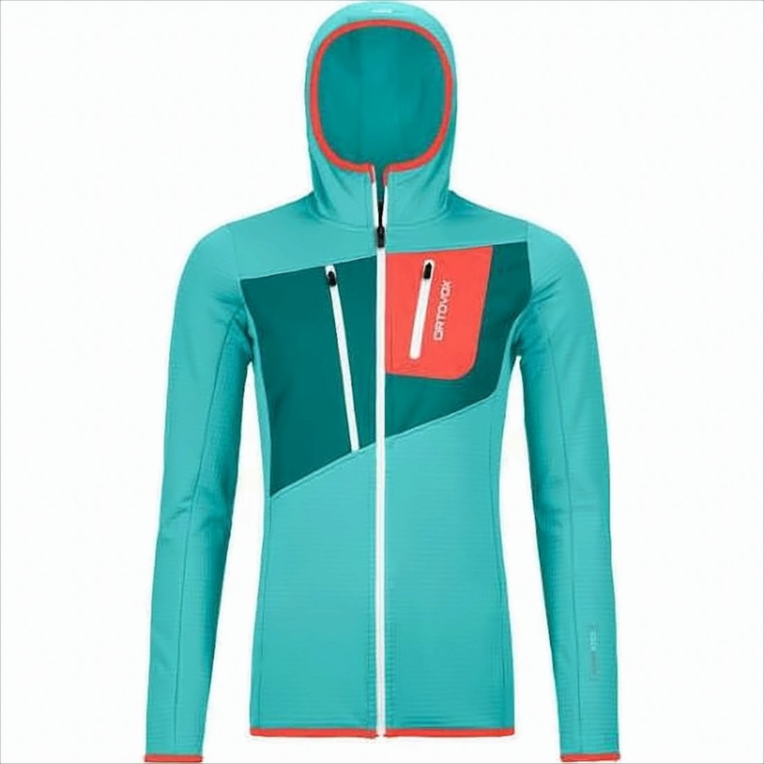 Ortovox Fitted Long-Sleeve Hooded Top With Color-Block Design