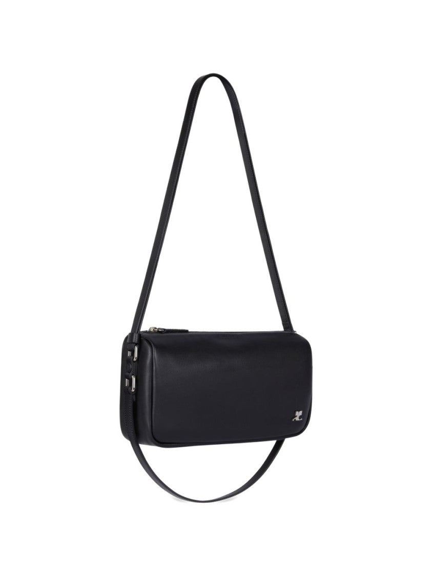 Courrèges Rectangular Black Shoulder Bag