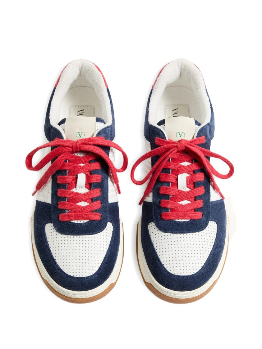 Valentino White Sneaker Vg Sparry Perforated Sneakers