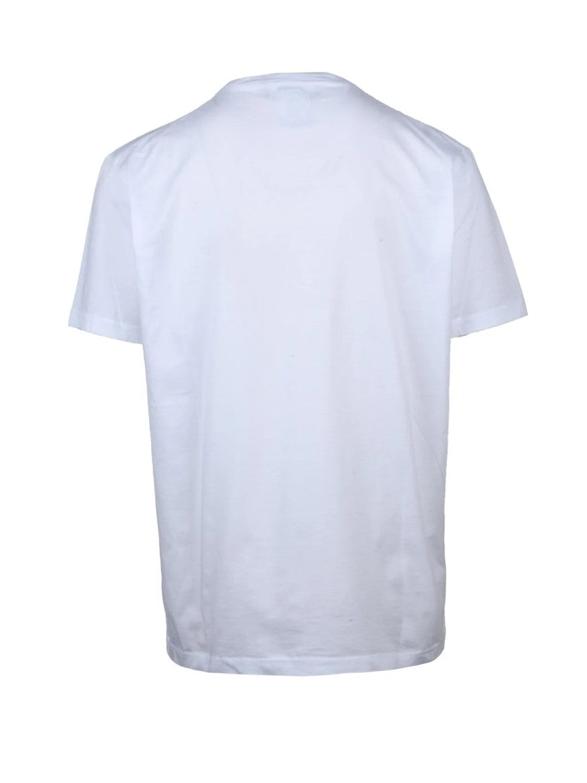 Dsquared2 Crew Neck T-Shirt With Pixelated Trophy Graphic