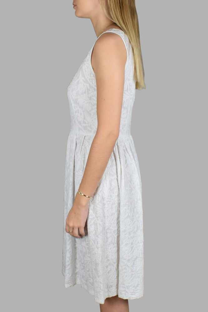 Prada Suspender Mini Dress With Embroidered Detail