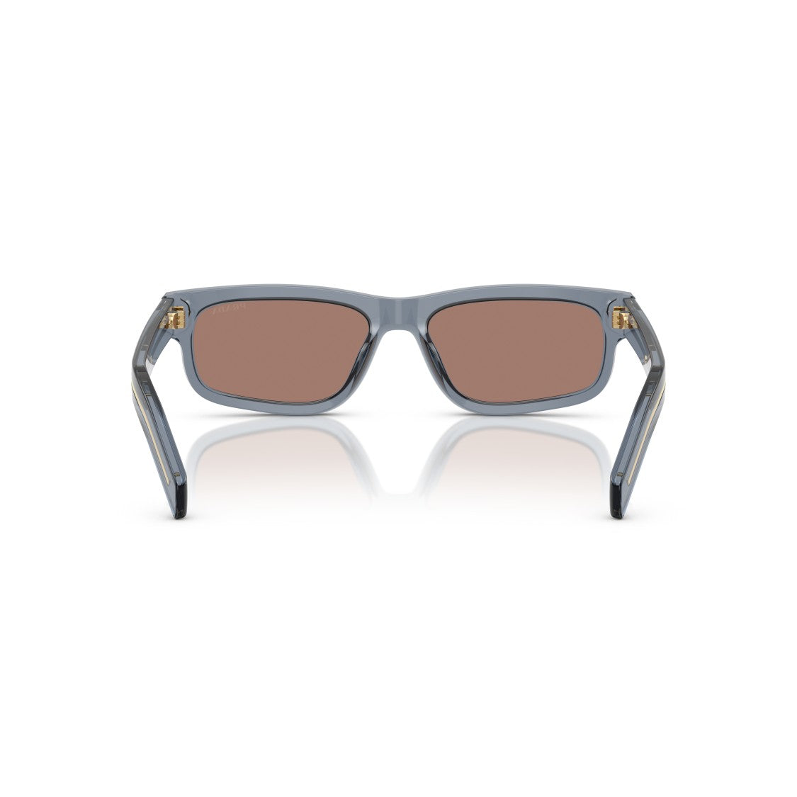 Prada 0Pr B11s Rectangular Translucent Acetate Sunglasses