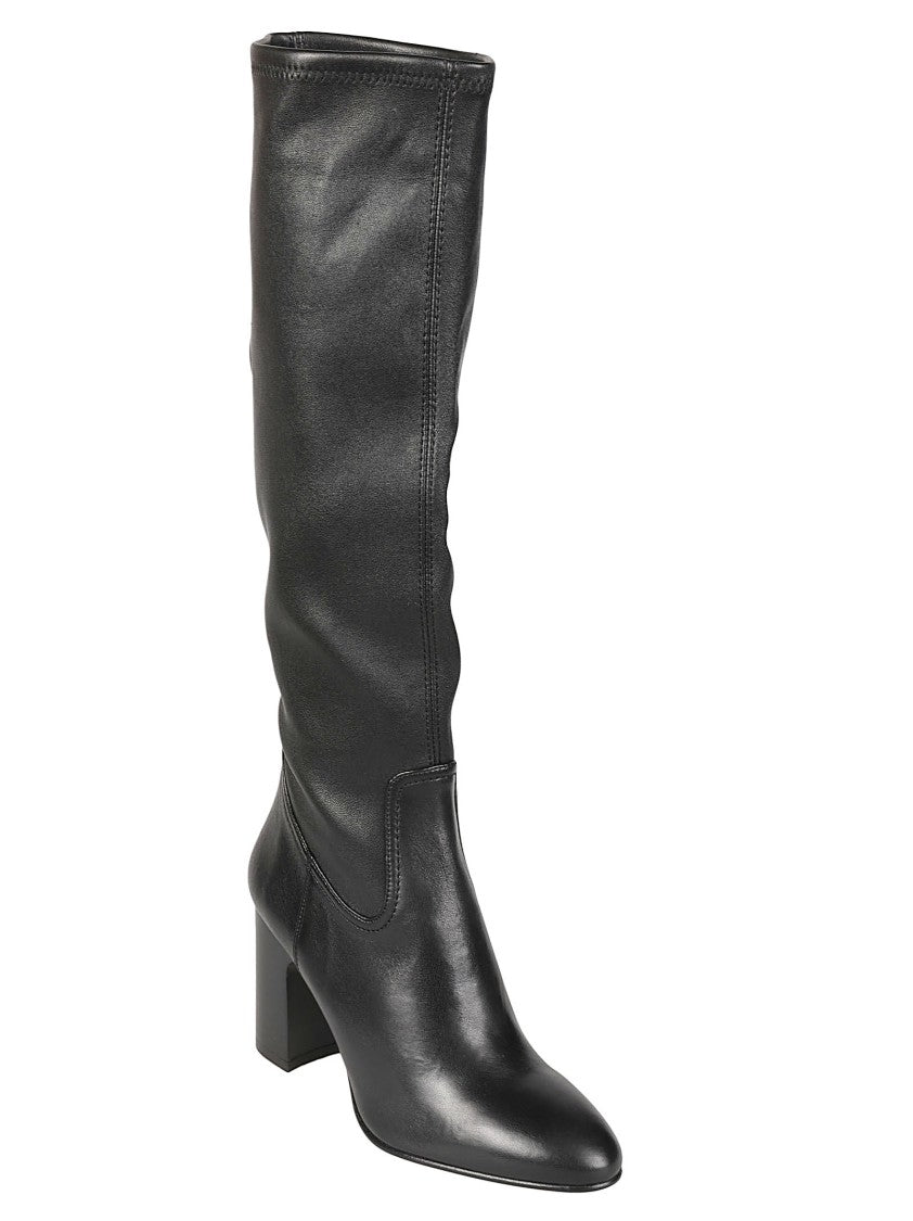 Stuart Weitzman Mulberry Stretch Knee-High Nappa Leather Boots