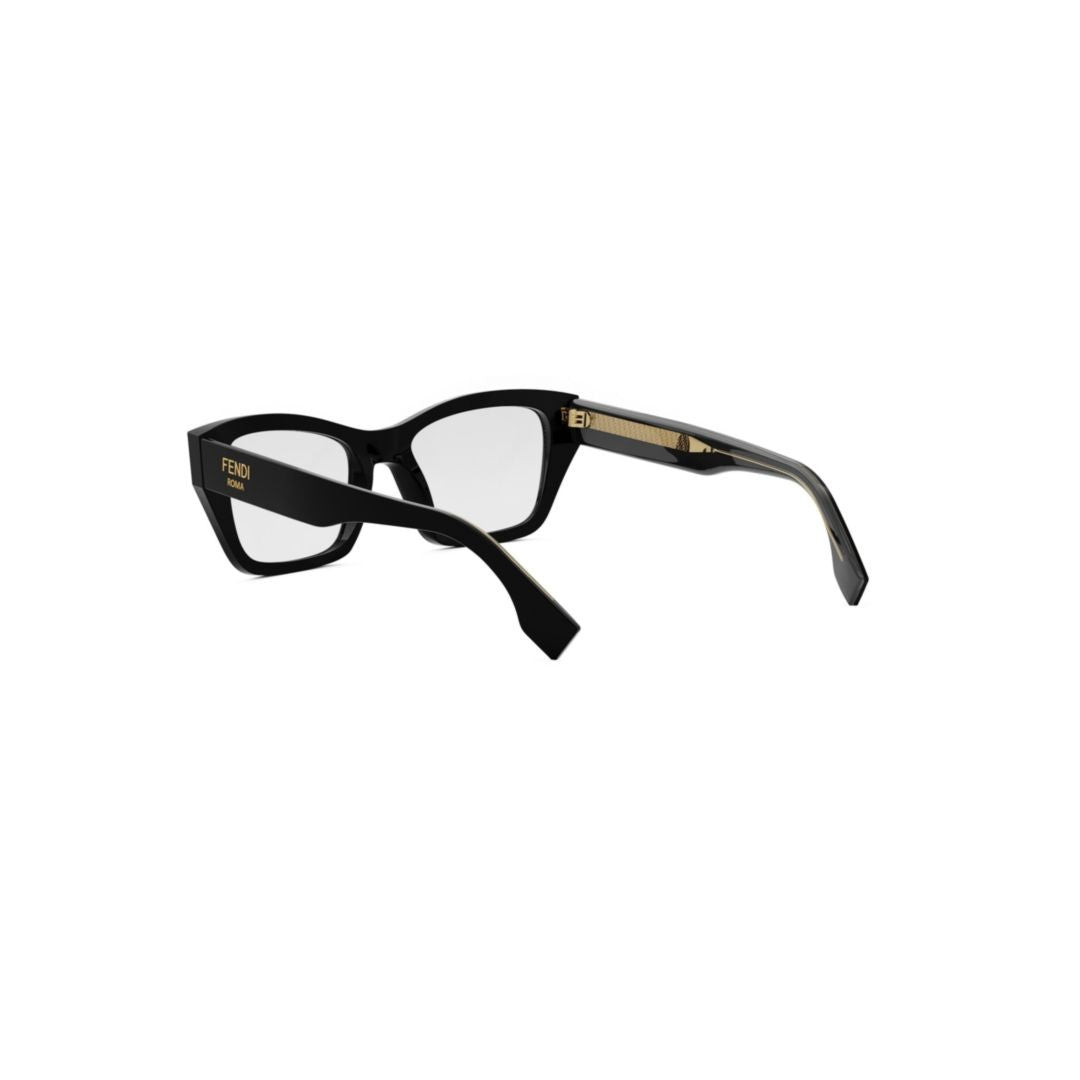 Fendi Fe50118i Oversized Square Frame Eyeglasses