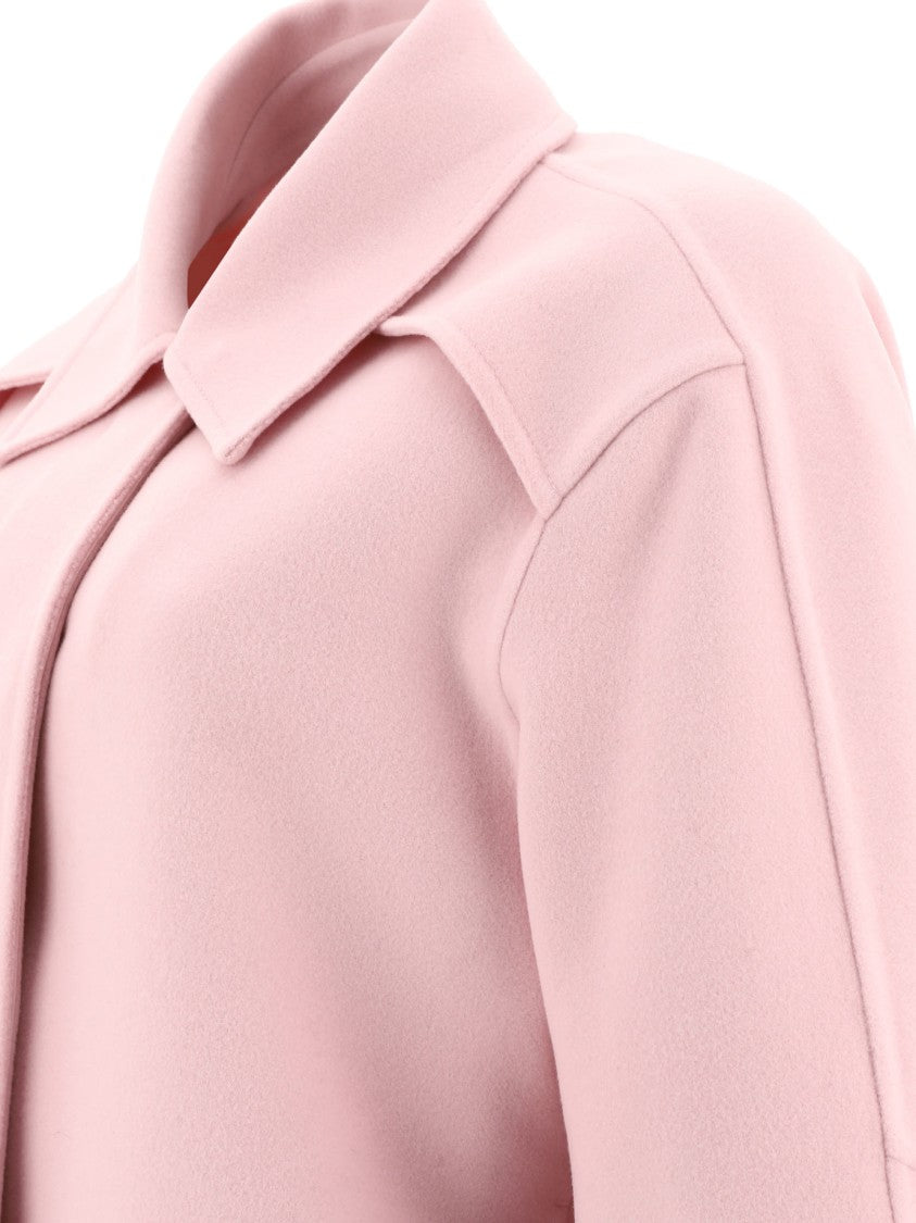 Jil Sander Cropped Pastel Pink Jacket