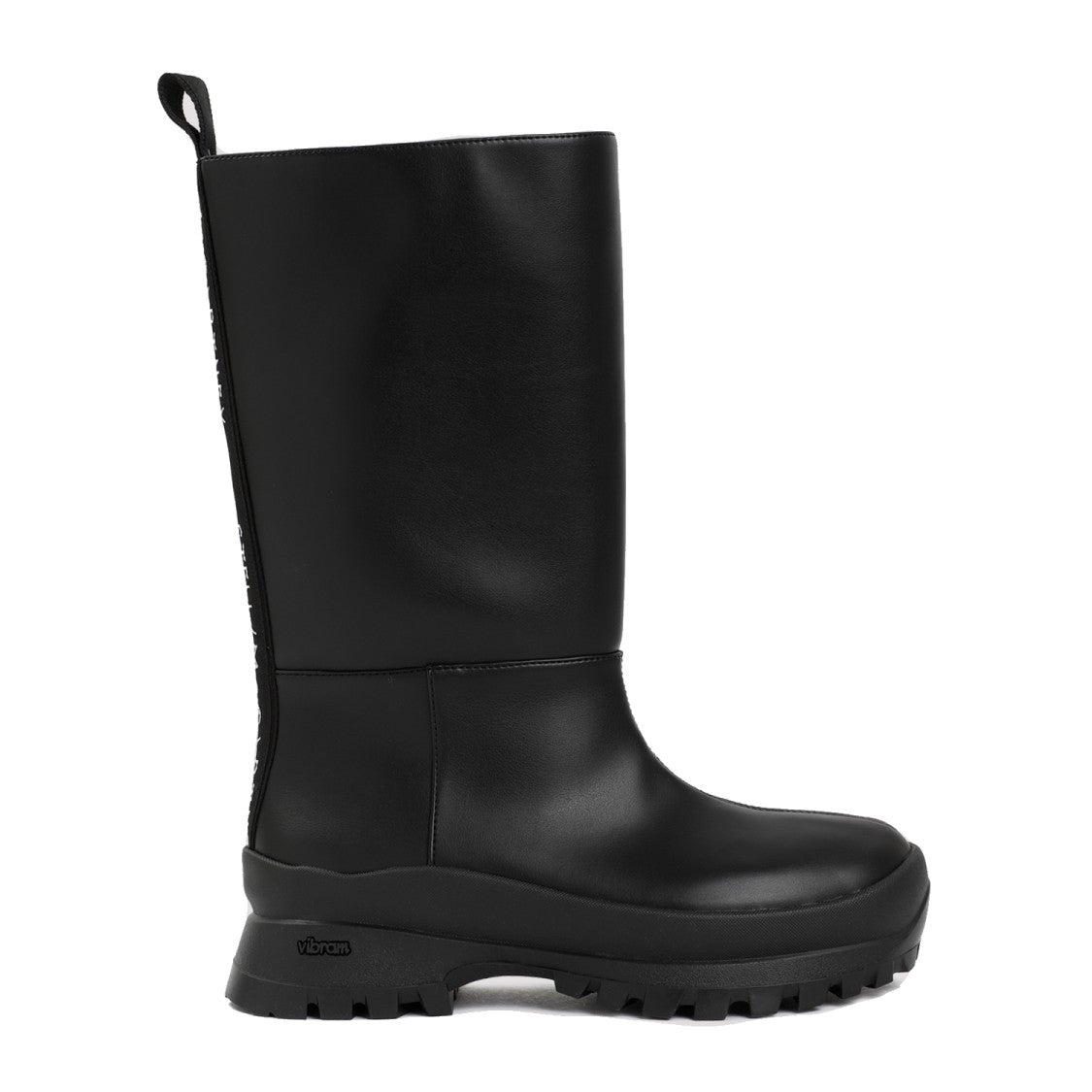 Stella Mccartney Black Alter-Leather Trace Tubo Boots