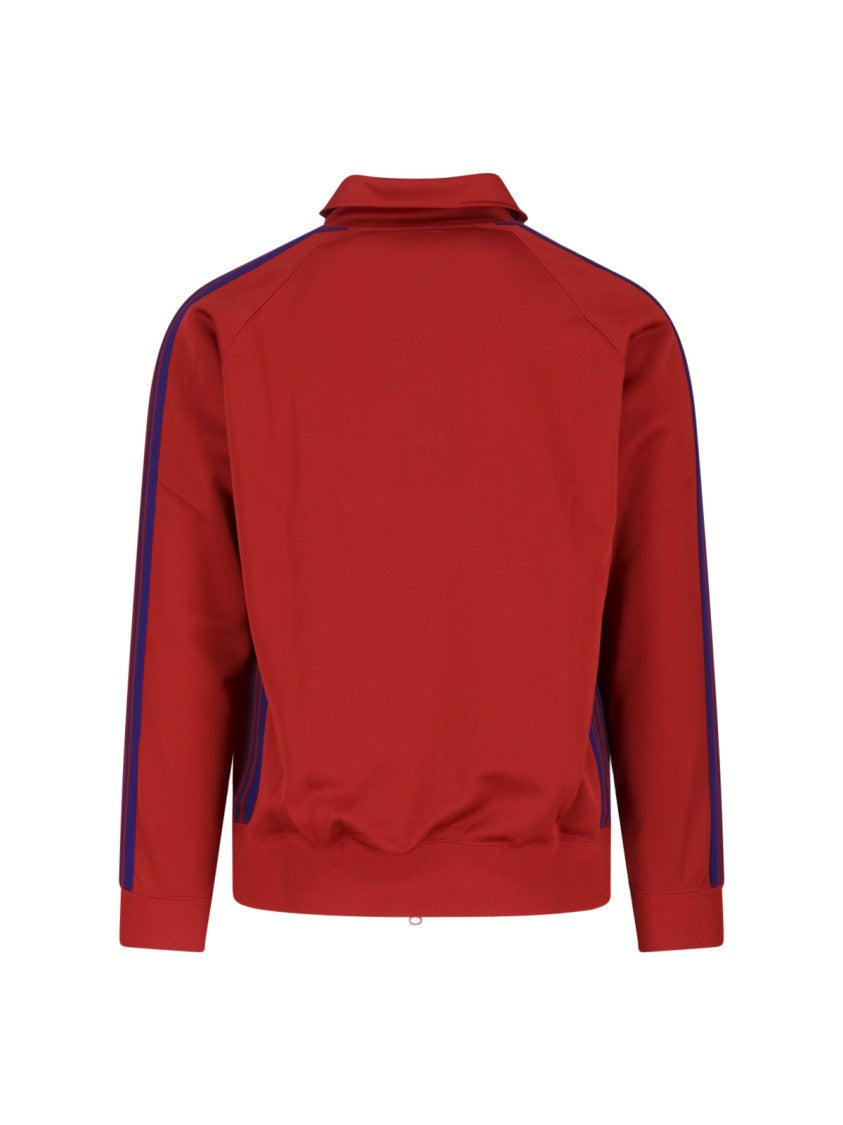 Needles Logo Sports Jacket, In Red Fabric