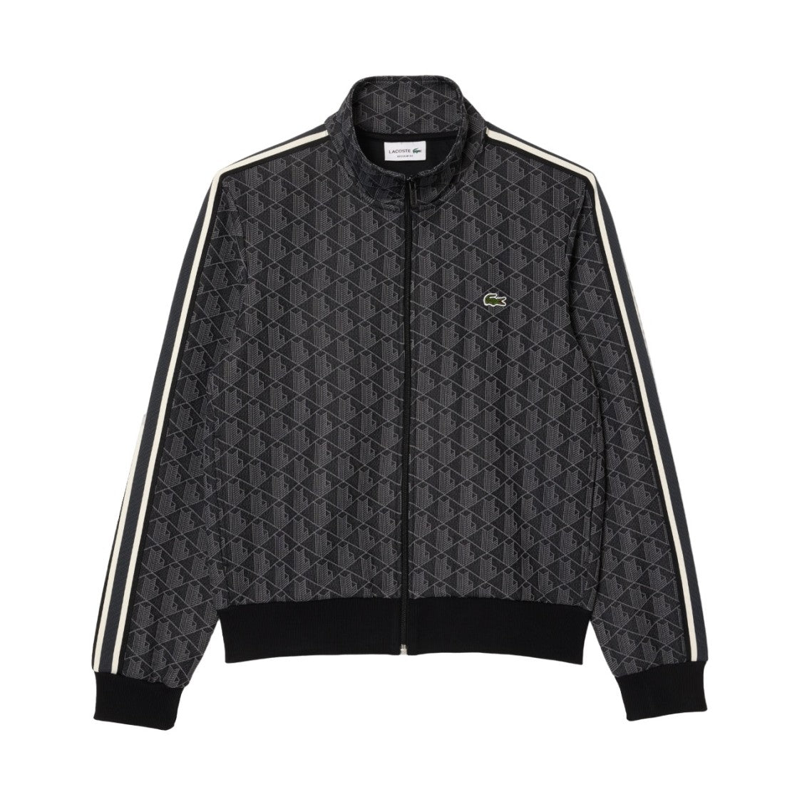 Lacoste Black Zip Sweatshirt