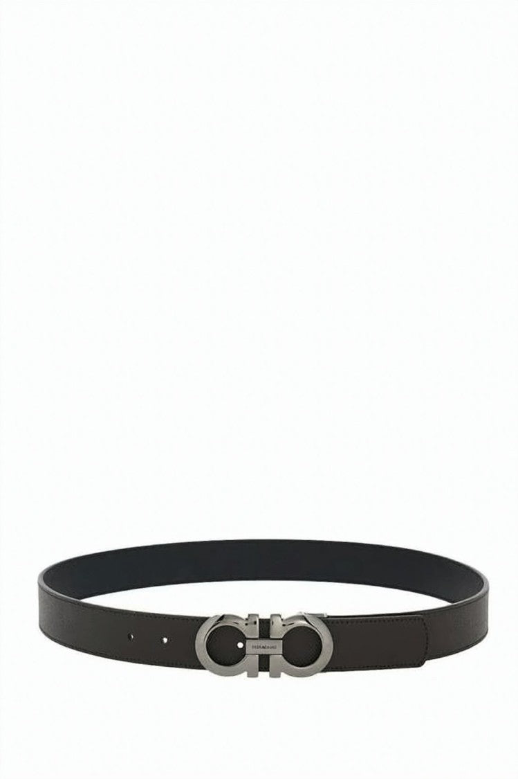 Salvatore Ferragamo Brown Calf Leather Belt