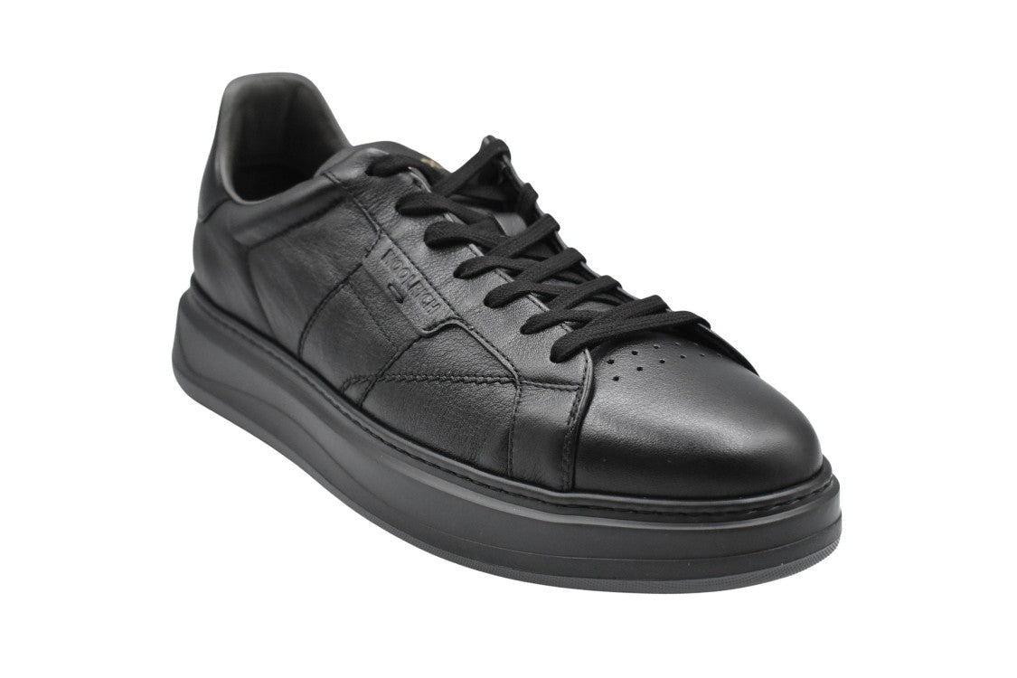 Woolrich Black Low-Top Sneakers With Elevated Sole