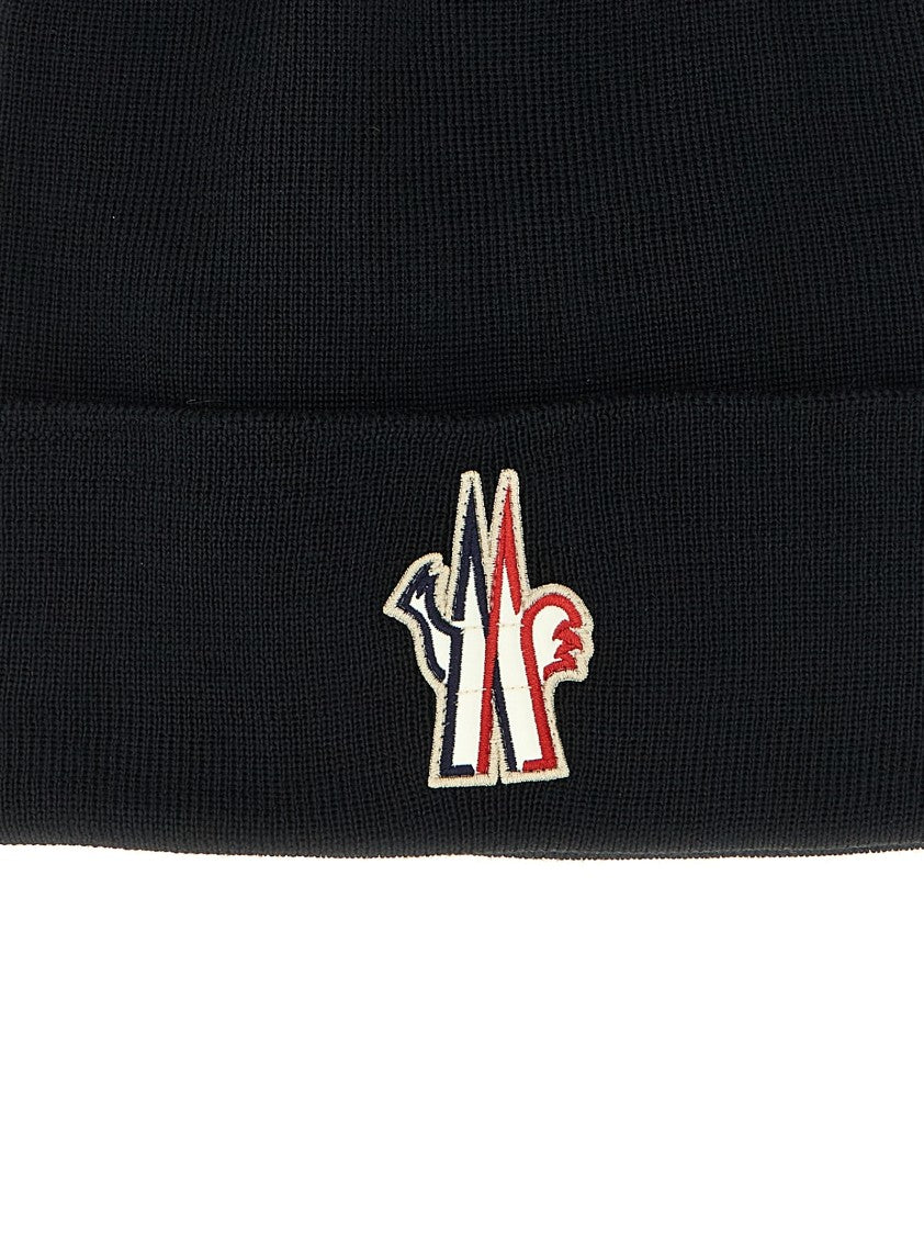 Moncler Grenoble Logo Patch Beanie