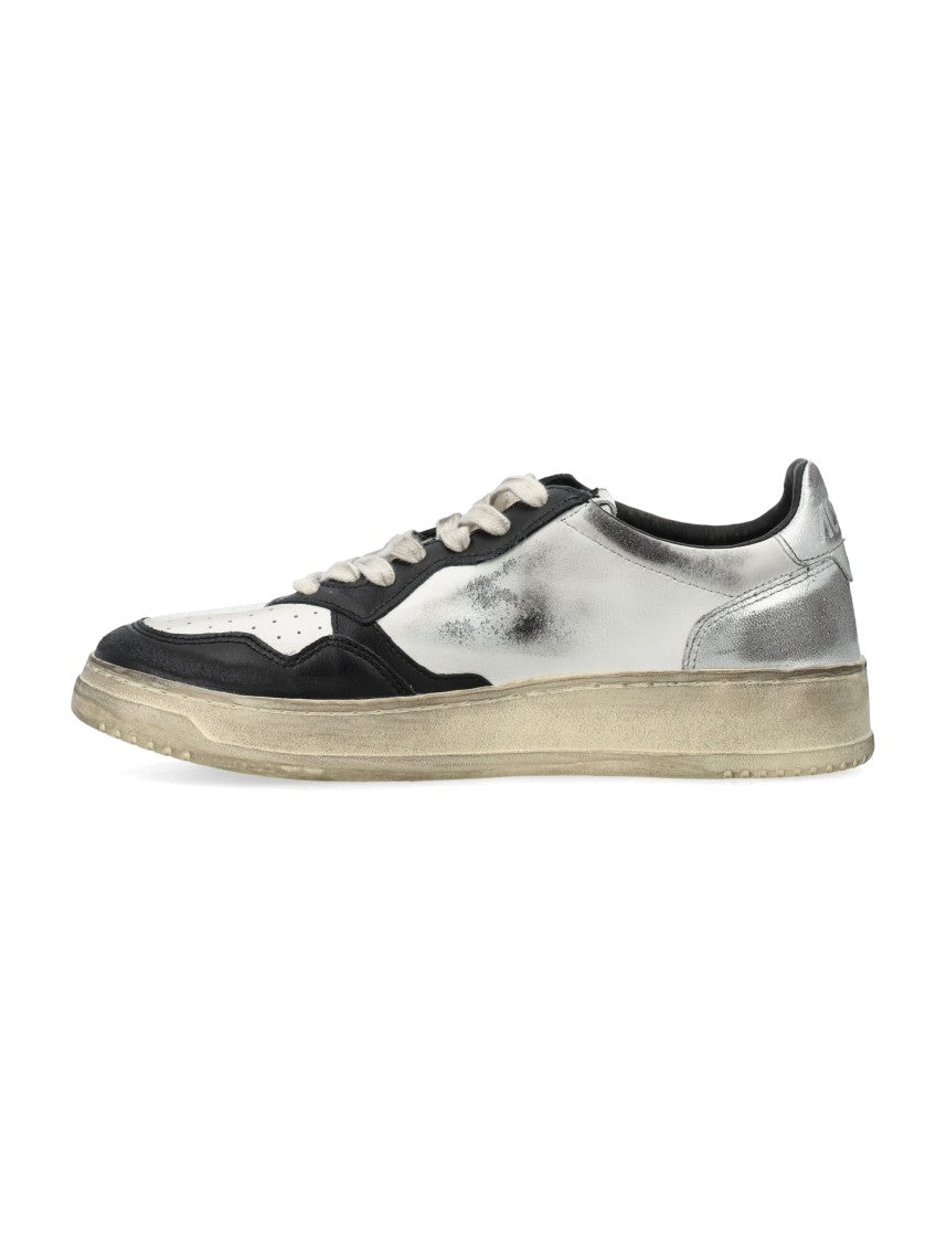 Autry Sup Vint Low Vintage-Inspired Low-Top Sneakers