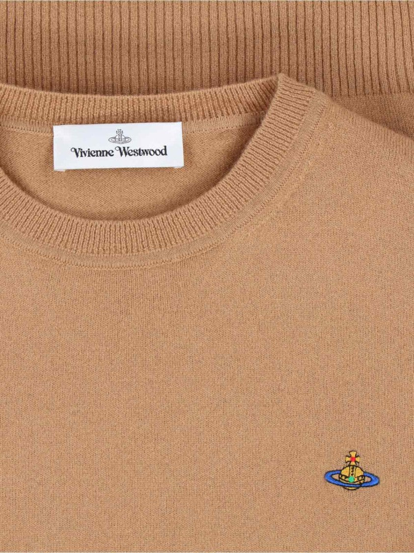 Vivienne Westwood "Orb" Sweater – Light Brown