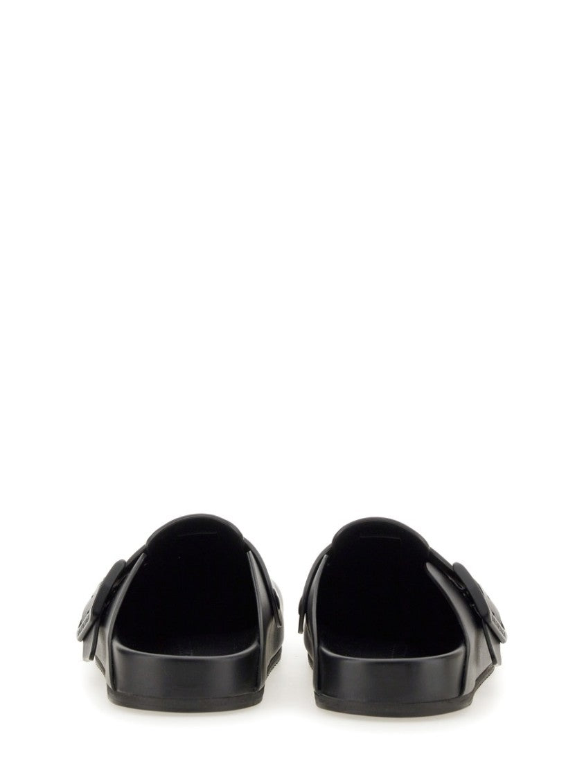 Balenciaga Brown Bovine Leather Flats With Refined Silhouette