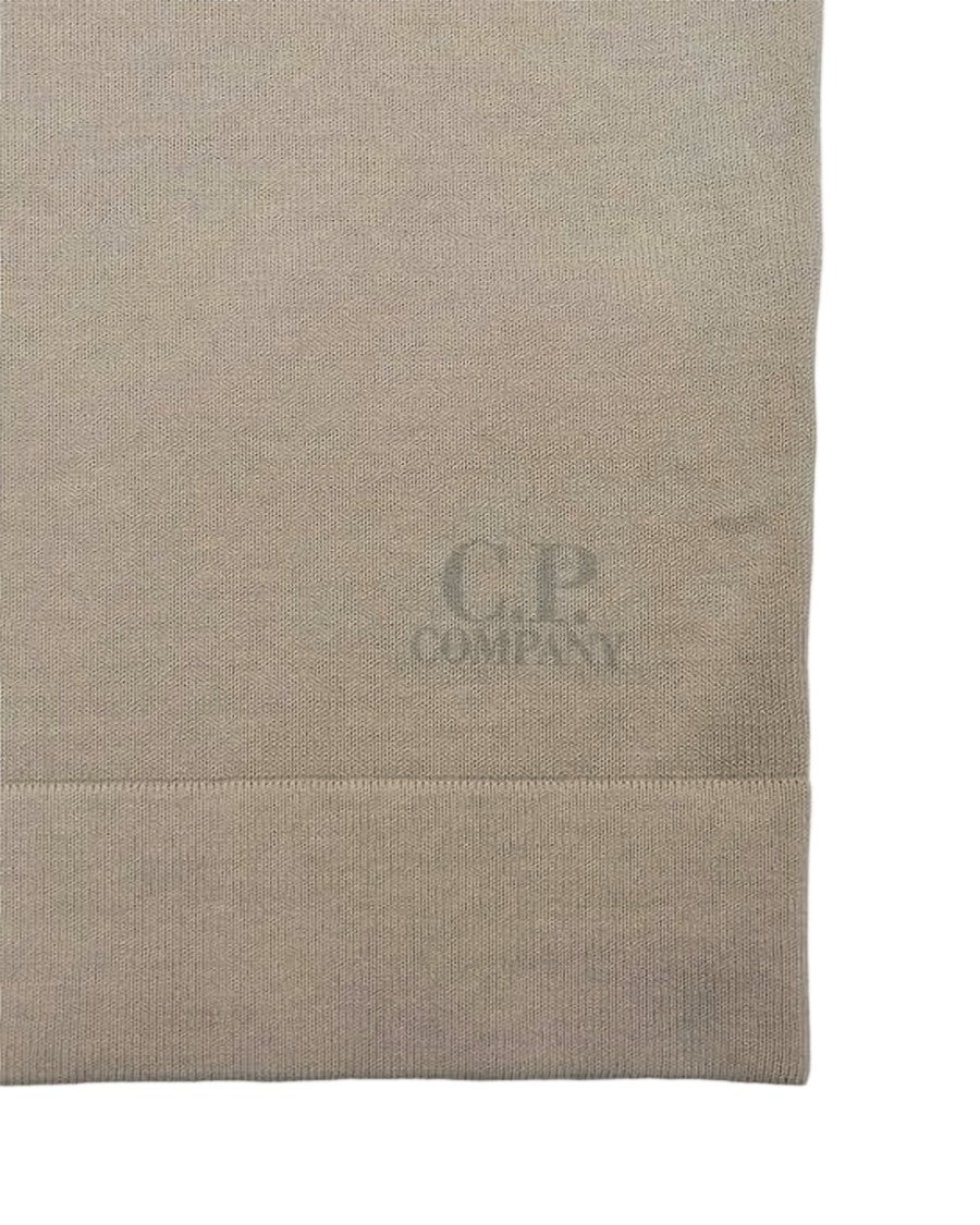 C.P. Company Short-Sleeved Polo Shirt With Classic Collar And Subtle V-Neck Opening
