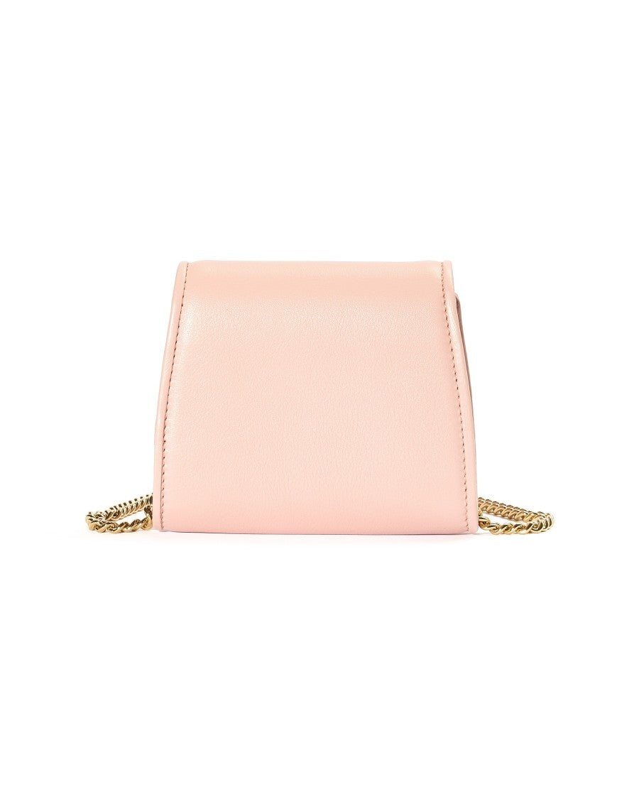 Gucci Blondie Mini Wallet With Gold Chain And Signature Logo