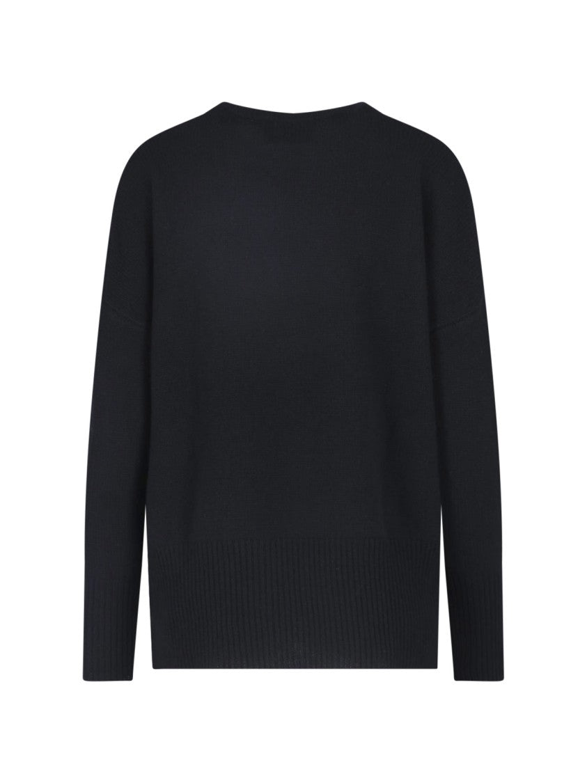 Lisa Yang Boxy Fit Relaxed Ribbed Knit Sweater