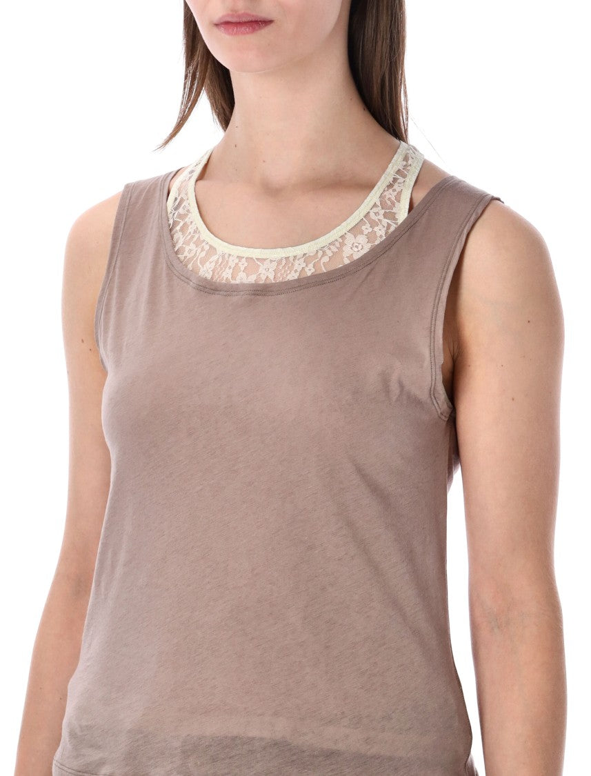 Our Legacy Reversible Velvet Sand Swim Tank