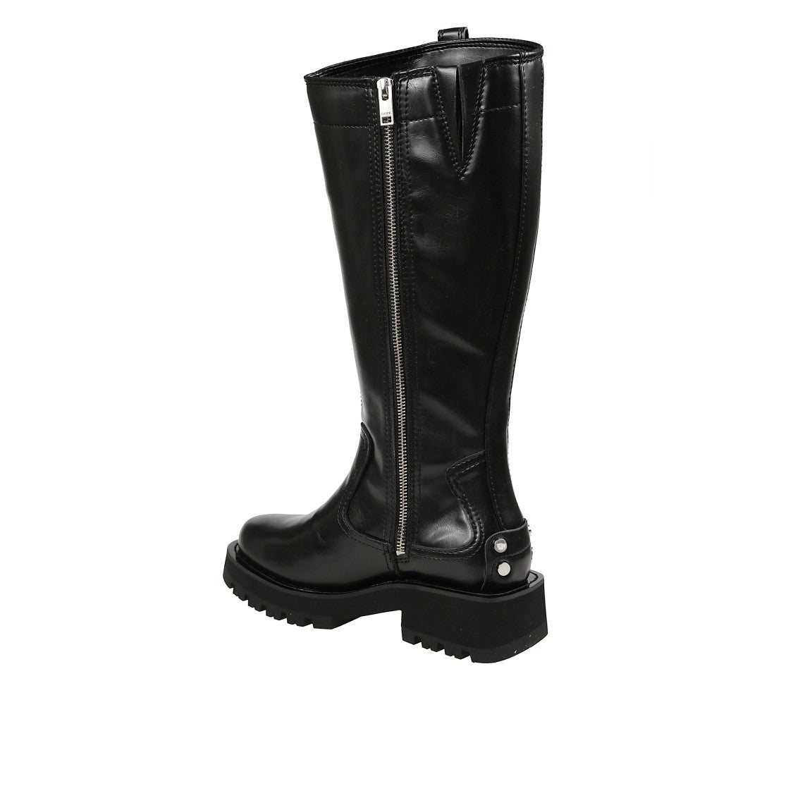 Ganni High Leather Boots